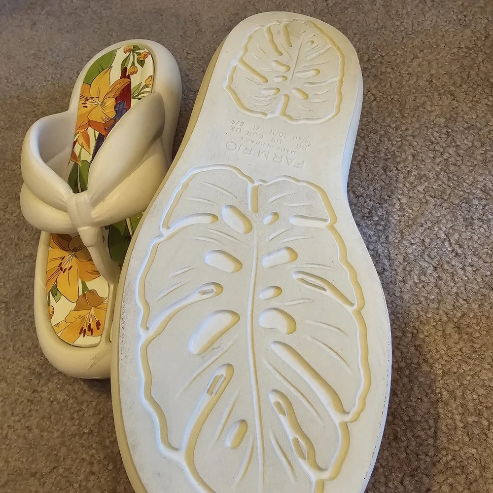 Farm Rio Womens Flip Flops - Picture 3 of 6